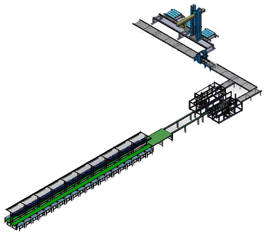 九陽(yáng)人工裝盒，自動(dòng)裝箱碼垛線(xiàn)